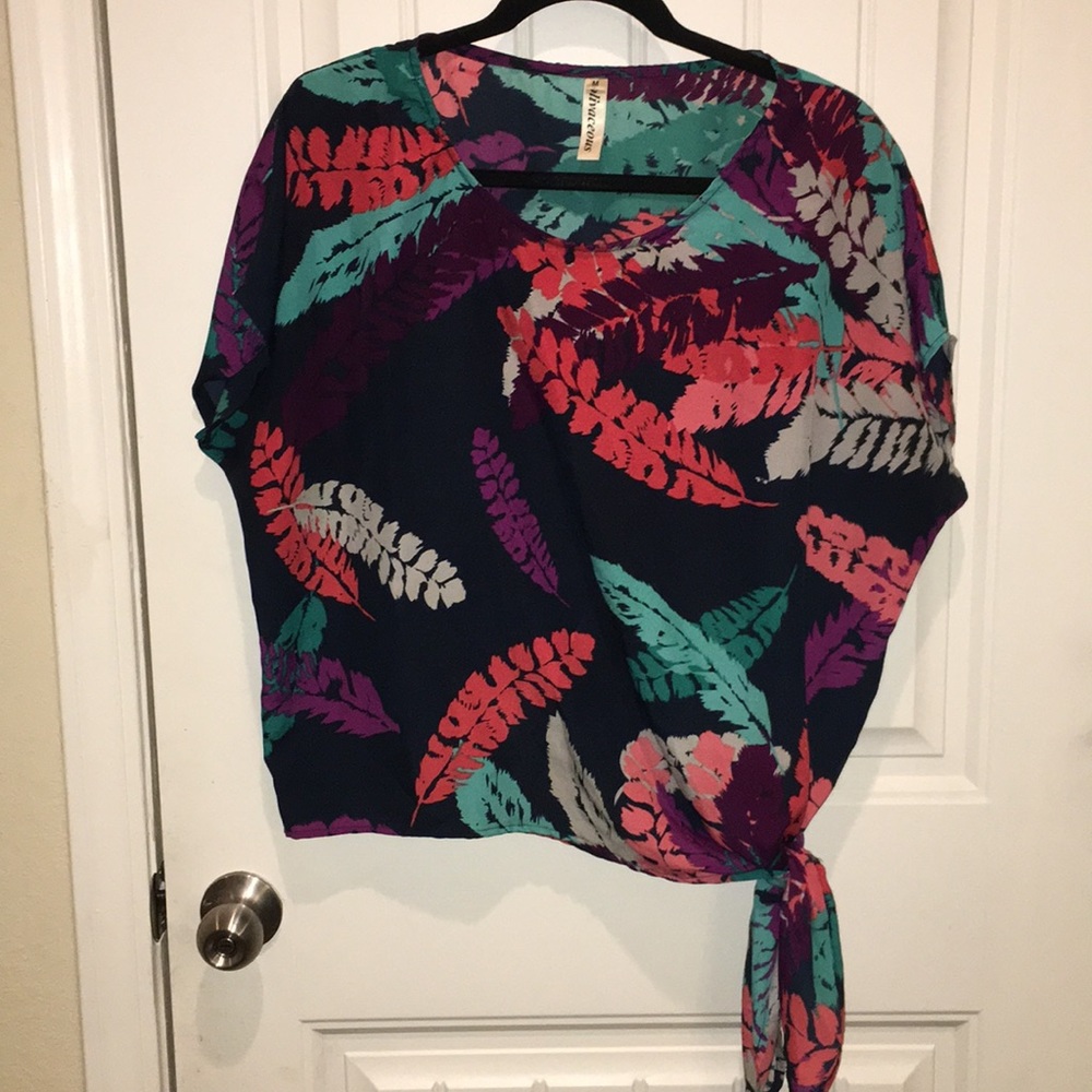 Boutique Side Tie Top